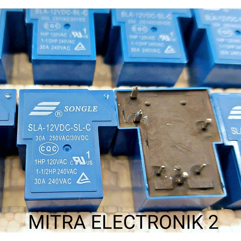 RELAY RILAY KODOK 12V SONGLE 30A 6PIN ORIGINAL