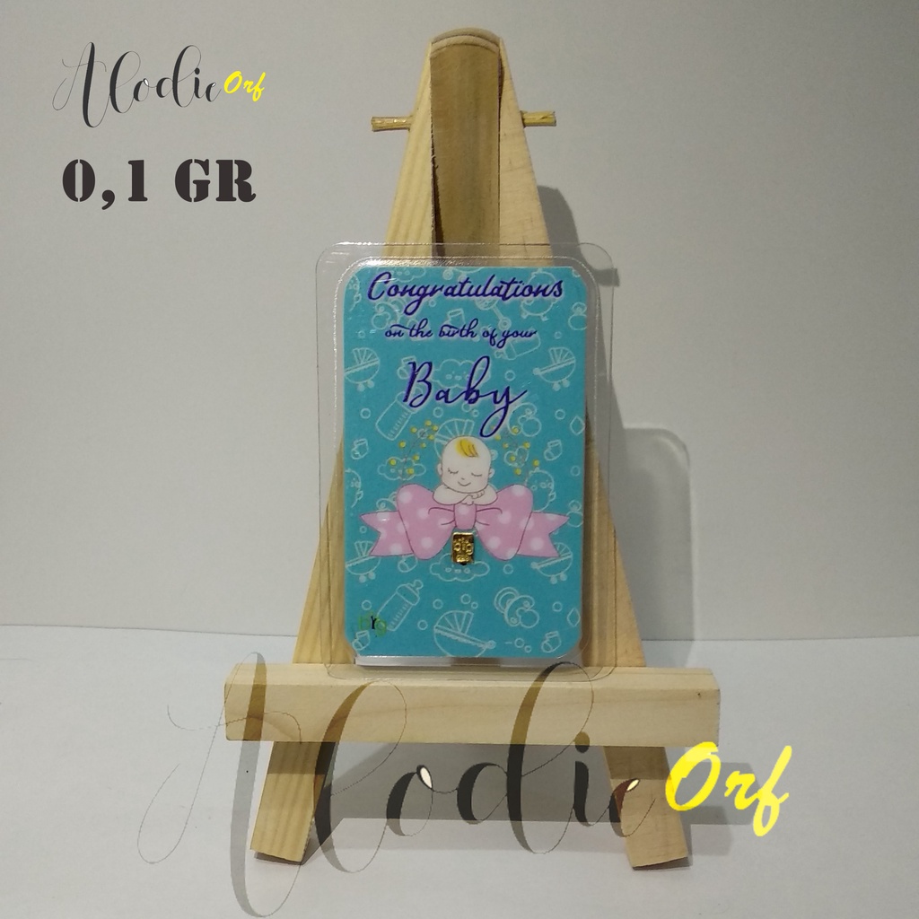 Emas Mini BIG Gold 0,1gr Edisi Congratz Baby