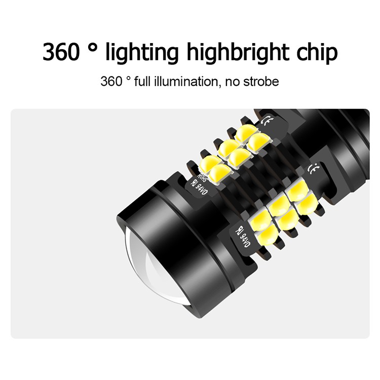 1 PCS Auto DRL H8 H9 H11 LED 9005 9006 H4 21SMD Fog Lamp Double Lens Car DRL Motorcycle Headlight 12V противотуманные фары Xenon White