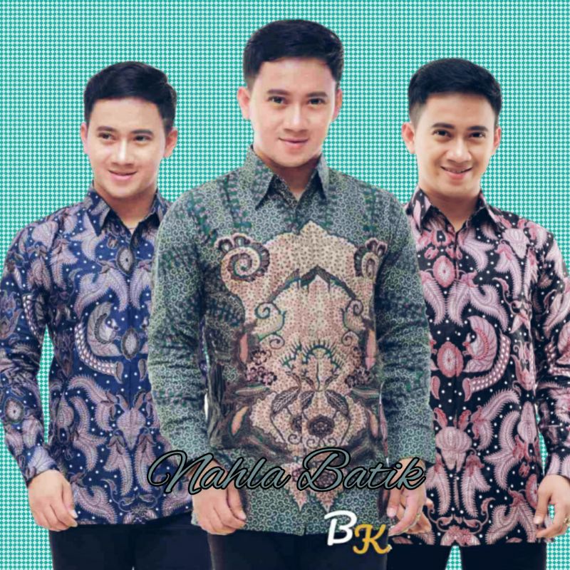 BATIK PRIA LENGAN PANJANG Nahla Batik Original Produk Baju Batik Pria Solo Kondangan Mahal