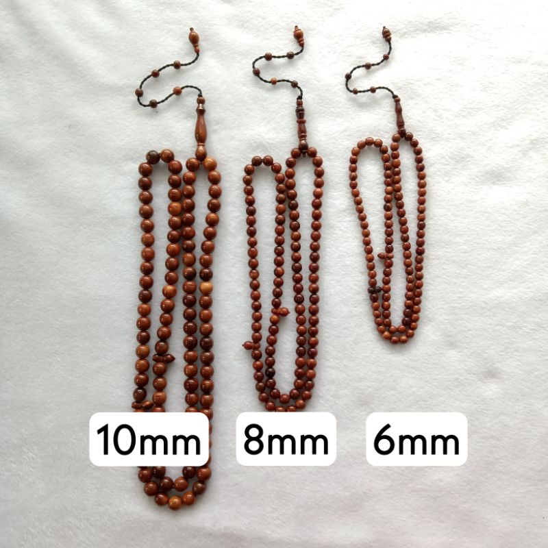 Tasbih Kokka/Kaokah 99 Butir Size 6mm,8mm,10mm ORIGINAL!!