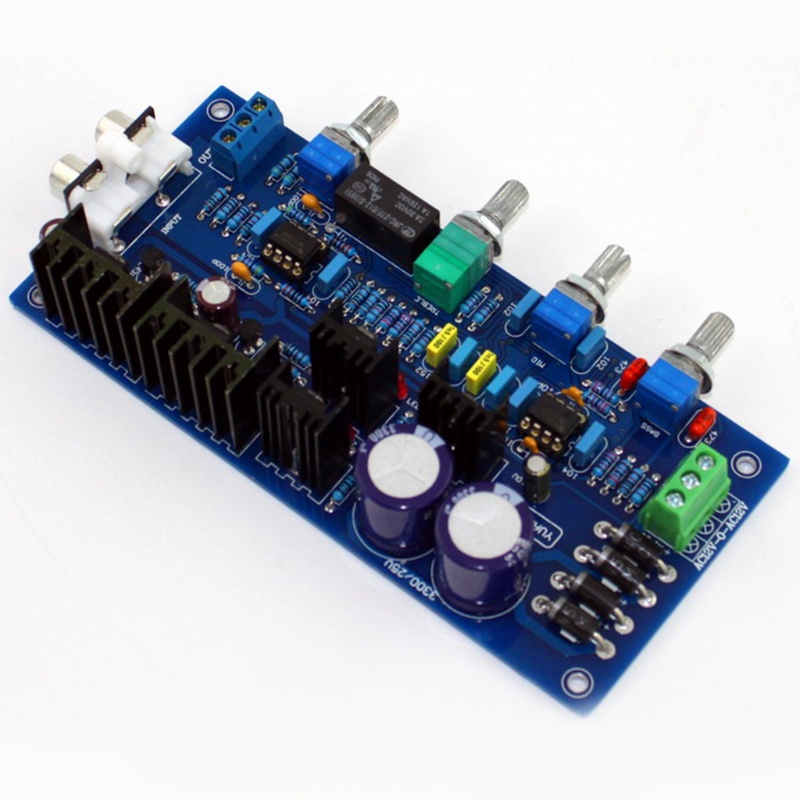 zzz Amplifier Board HIFI Preamp NE5532 Pre-amplifier Tone Control Board AC12V or 15V