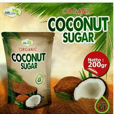 

Organic Coconut Sugar SAN food 200 gr