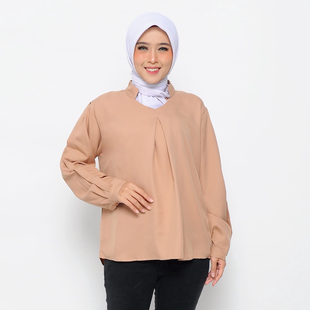 ATASAN STELLA SHIRT WANITA OVERSIZED//ATASAN BLOUSE WANITA TERBARU