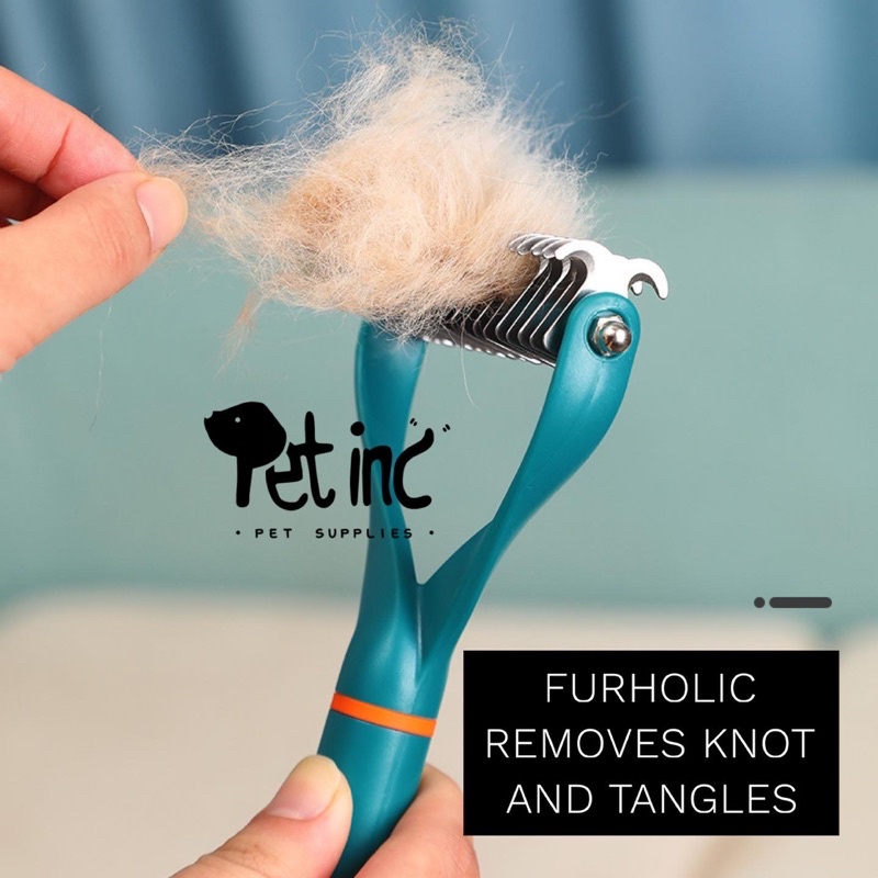 Furholic removes knot and tangle