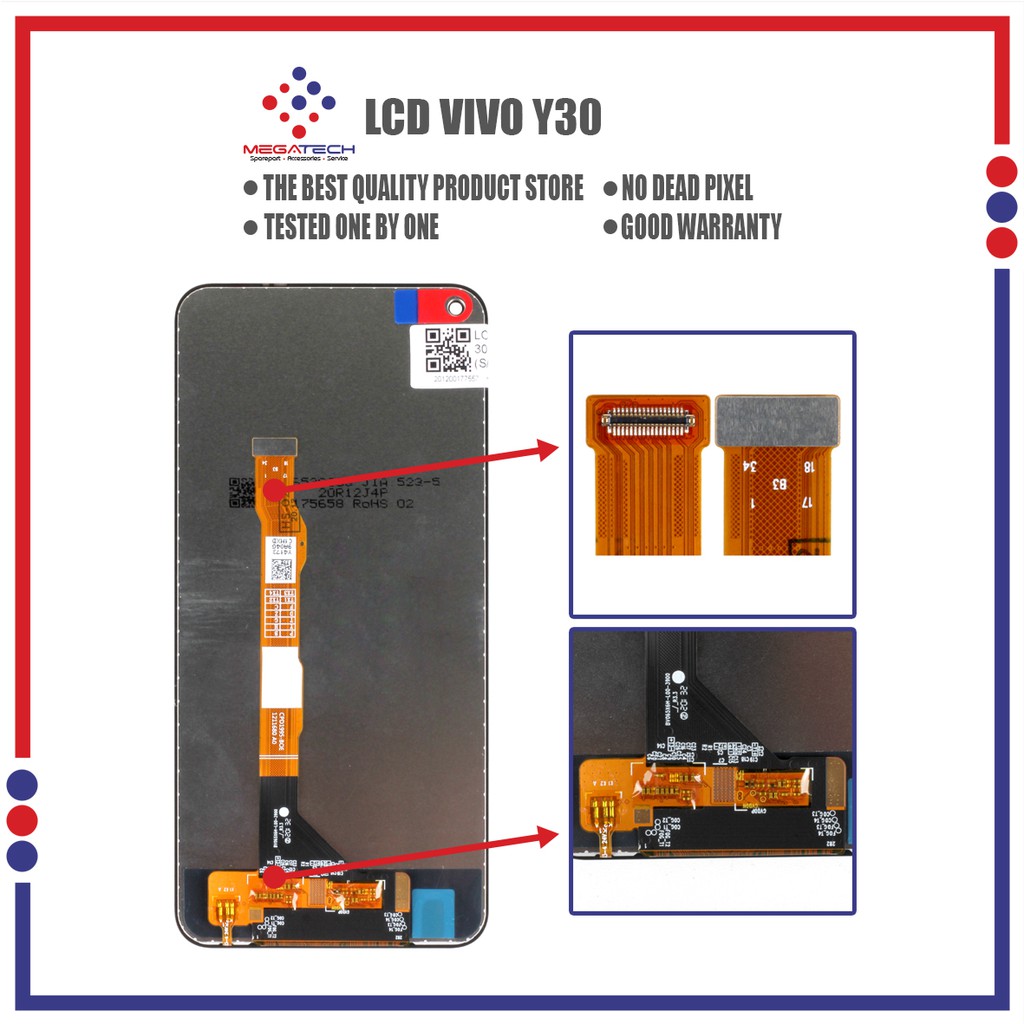 LCD Vivo Y30 / Vivo Y30i Fullset Touchscreen - ORI