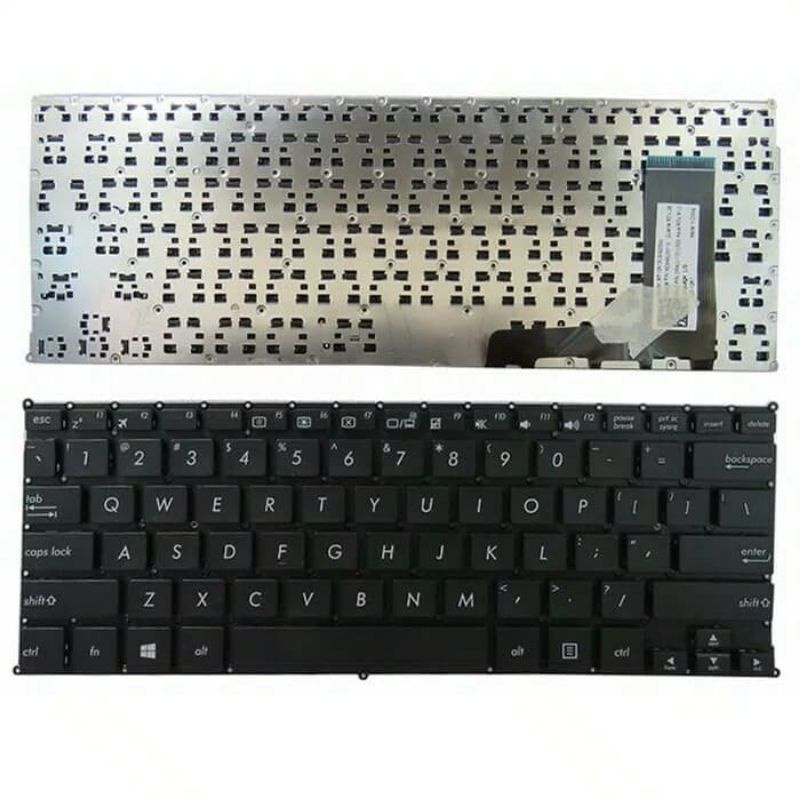 KEYBOARD ASUS E203 E203N E203NA E203NAH E203M E203MA E203MAH HITAM DAN PUTIH