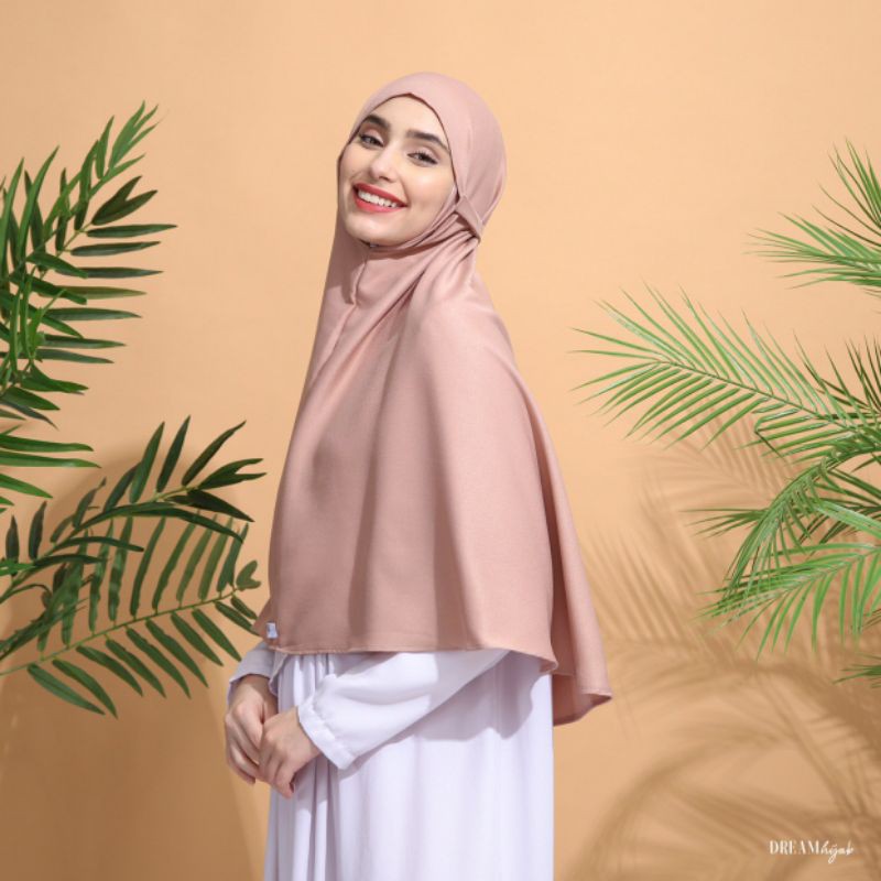 ALAIKA HIJAB/BERGO INSTAN | DREAMHIJAB-Milk Tea