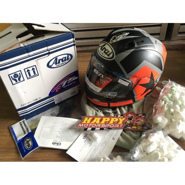 SALE HELM ARAI RX7X MAVERICKS VINALES SIZE L KONDISI 99% MULUS L