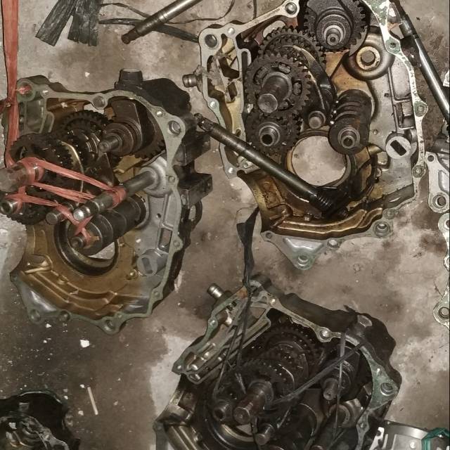 Gigi Rasio persneling tranmisi set komplit kalter Tiger Megapro MP crankcase krengkes