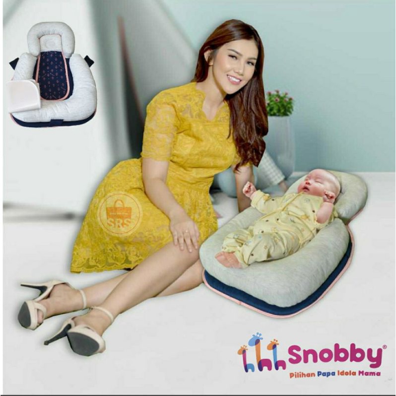 Snobby Set Kasur Bayi Newborn Seri Arrow | Set Matras Bayi Baru Lahir | Tempat tidur bayi Newborn SNI