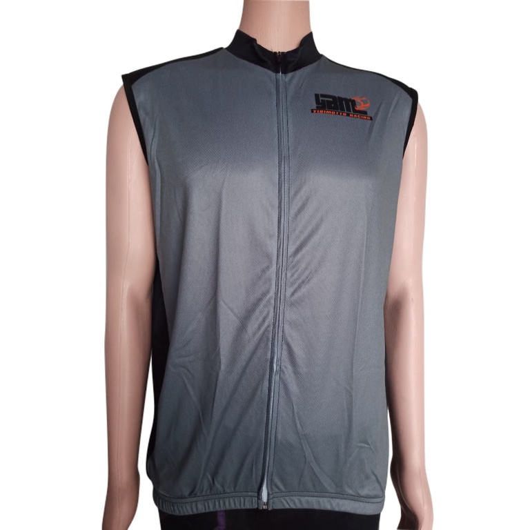 Rompi Sepeda jersey buntung vest windbreaker angin windstopper - NEW GREY