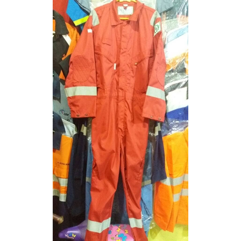 COVEROLL NOMEX FLEMING MERAH