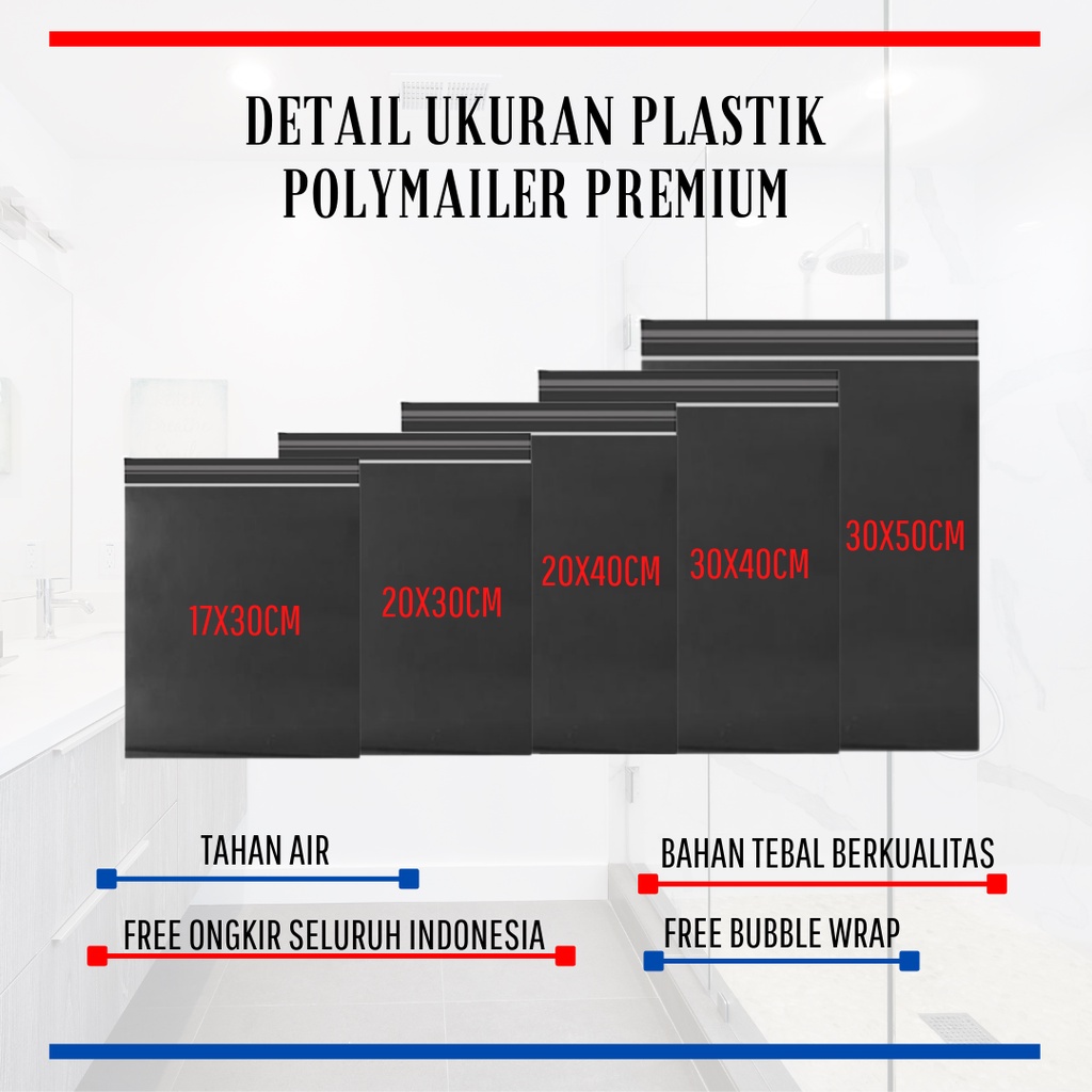 Polymailer Plastik Packing/Kantong Plastik Olshop Termurah