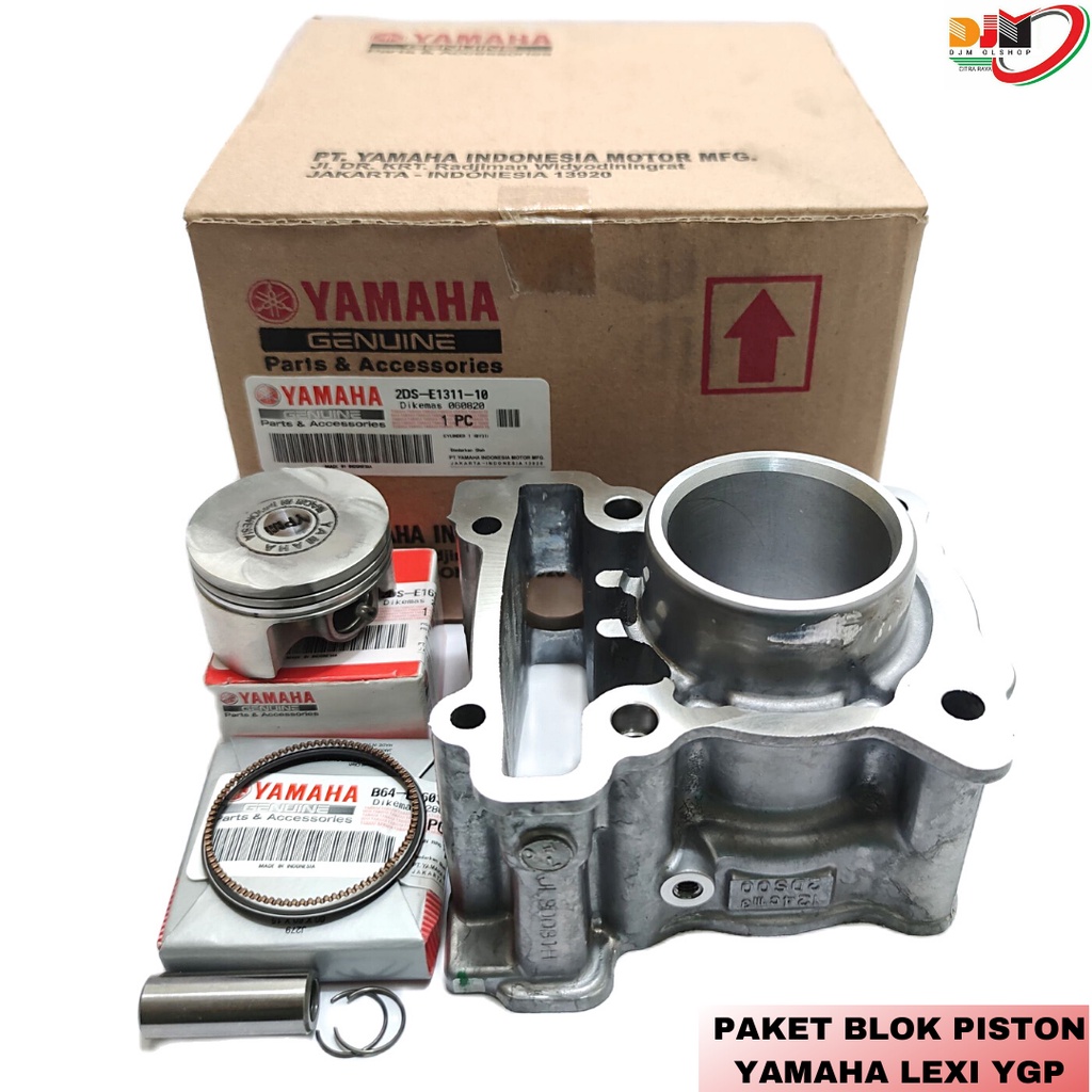 Paket Blok Seher Plus Piston Kit Yamaha LEXI 125 B3F-WB016-00 Original YGP