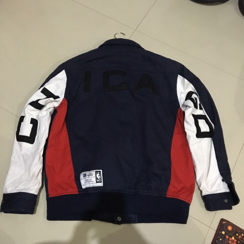 jaket vintage NBA Chicago Bulls Second brand varsity 90s