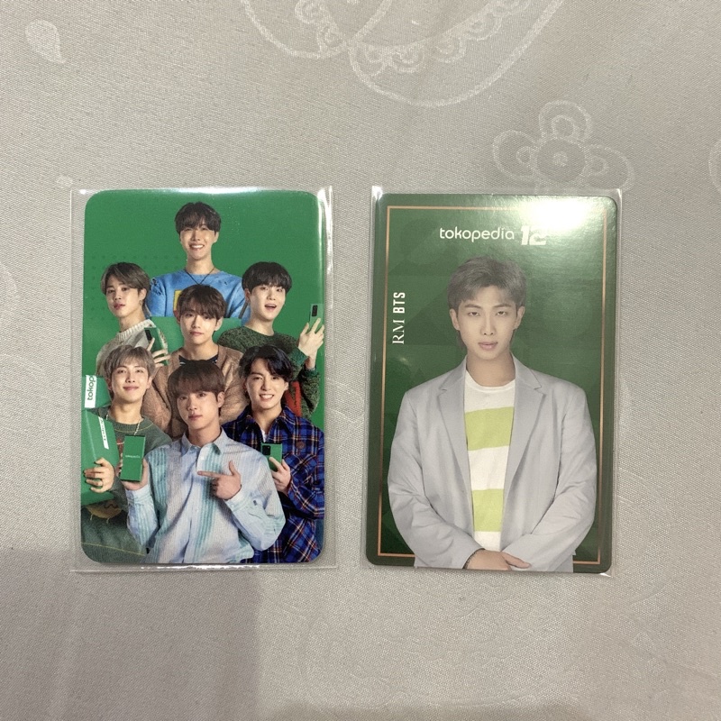 OFFICIAL BTS PHOTOCARD OT7 RM NAMJOON TOKO HIJAU