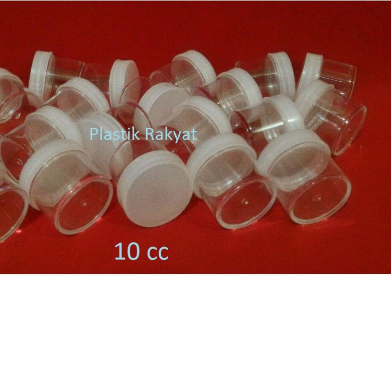 ➭ Cup Slime 10 cc isi 100 pcs / Pot Plastik 10 cc / Pot Urine 10 cc / Cup Plastik ☆