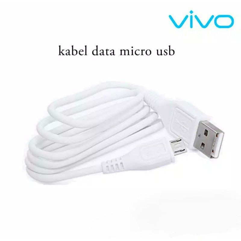 Kabel Data Vivo Fast Charging Micro Usb Original Vivo V7 / V9 / V15 / Y53 / Y91 / Y71 / S1 Pro