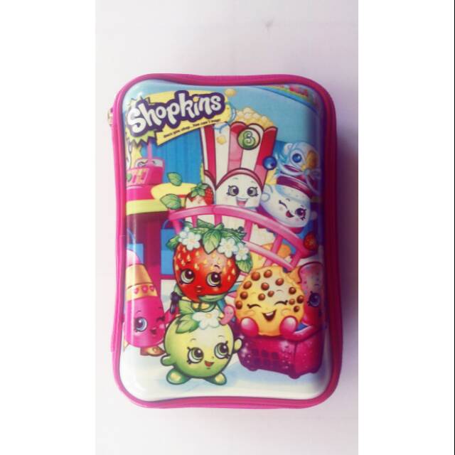 

HPO Shopkins - Tempat Pensil model Smiggle