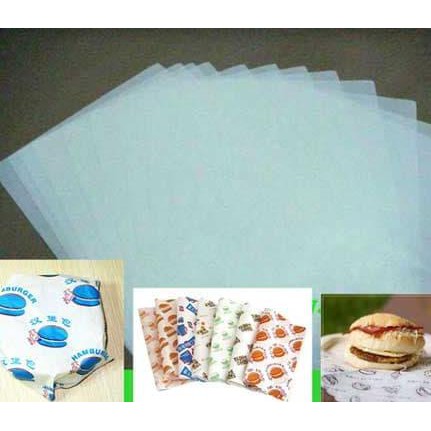 

Kertas Nasi Polos Medium 25Cm X 27Cm Paper Rice Wrap Burger 500 Lembar
