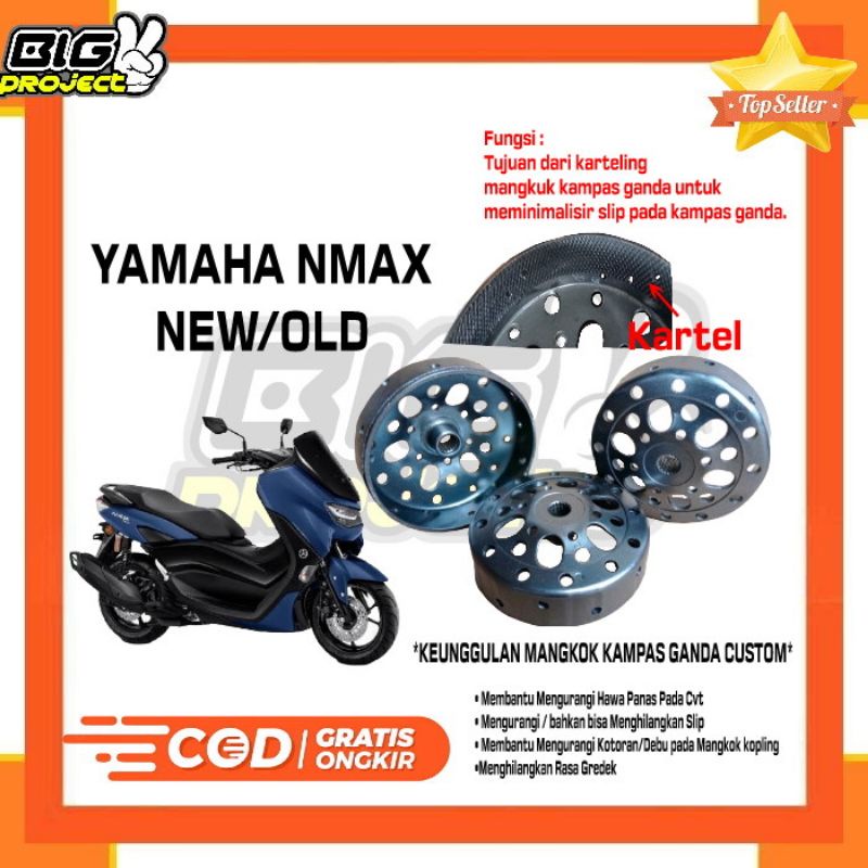 MANGKOK KAMPAS GANDA CUSTOM BOLONG KARTEL NMAX NEW/OLD / MANGKOK KAMPAS GANDA NMAX BOLONG KARTEL