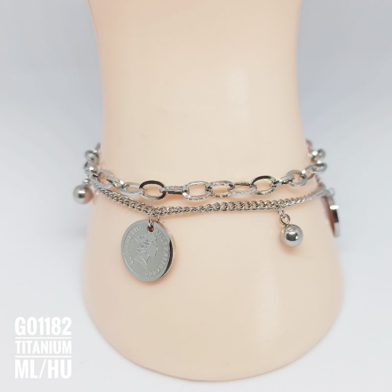 Gelang Titanium Double Layer G01182