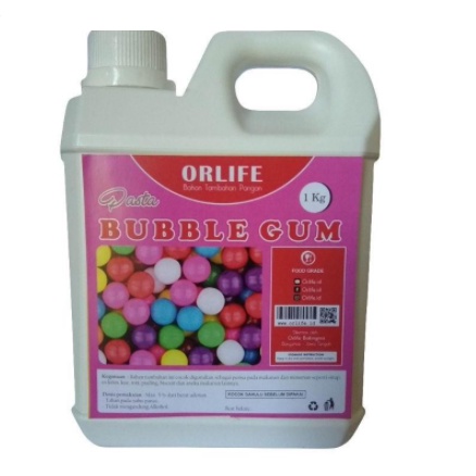 

Perisa Pasta Pink Bubblegum atau Permen Karet Merah Muda Orlife 1 kg / orlife bublegum permen karet