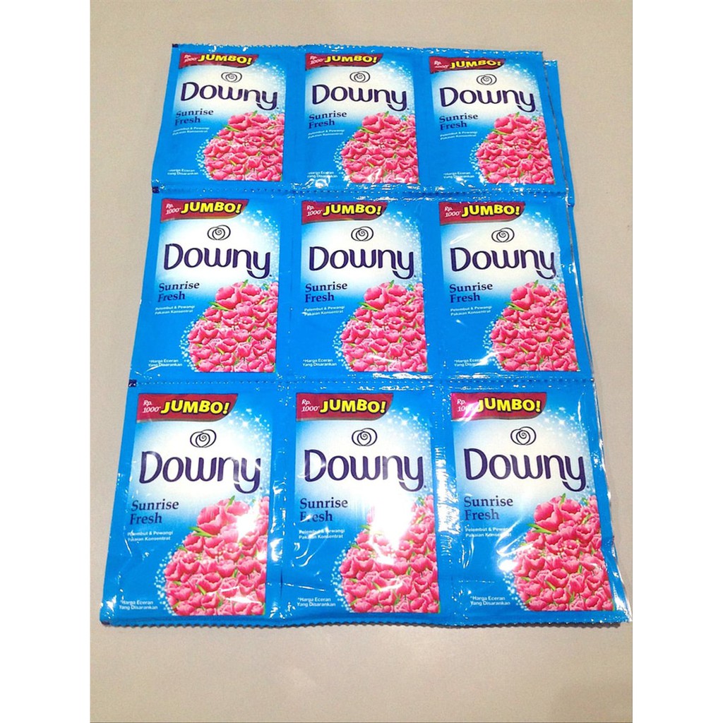 Downy Pelembut Pakaian Sunrise Fresh  6X22ml