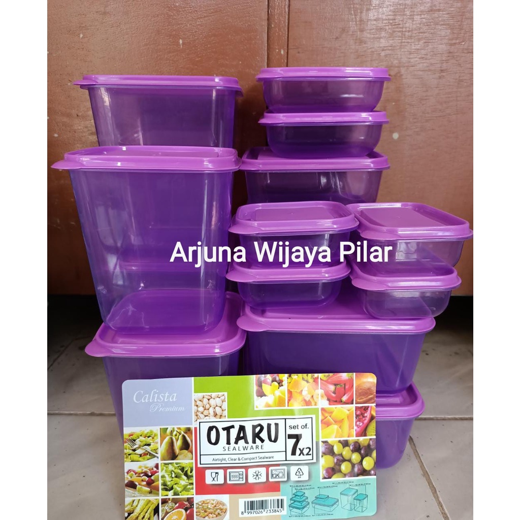 TOPLES OTARU set of 14Pcs, Calista BPA FREE +kerdus &amp; Bubblewrap