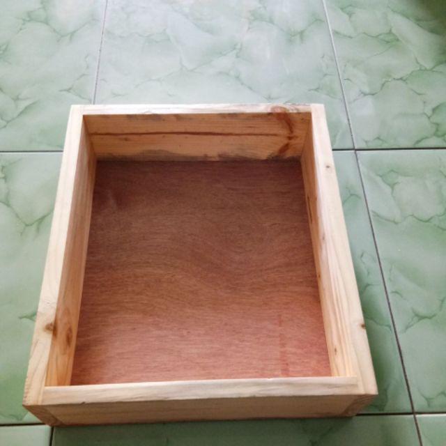 Kotak Seserahan Mahar Kayu Jati Belanda 40x30 Dekorasi Rumah Kotak Box