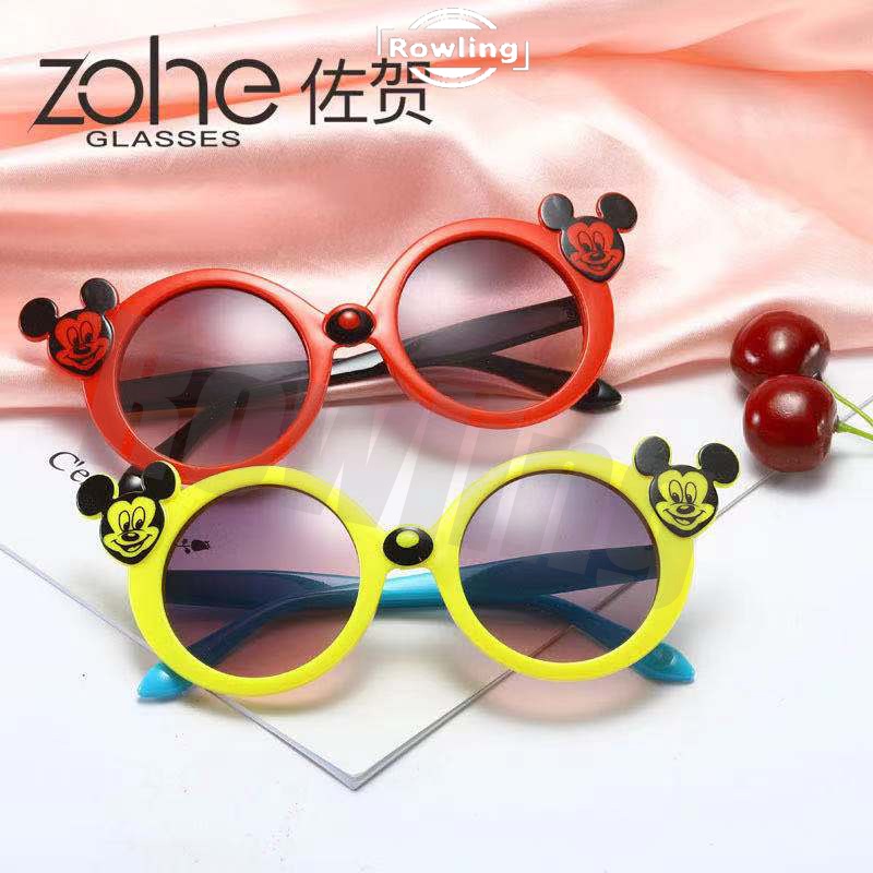 (Rowling)Kacamata Anak NewTrend/Fashion Anak Unisex Terbaru Mickey Mouse High Quality Import