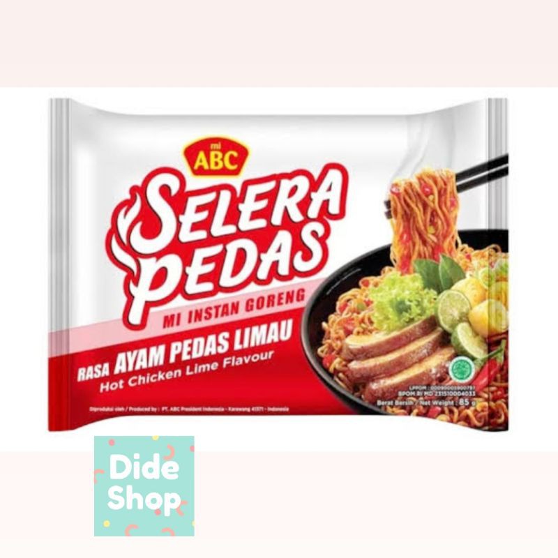 Mie Abc Selera Pedas 8 Varian Shopee Indonesia