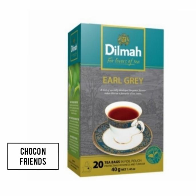 

[ COD ] Teh Dilmah No Envelope 20 sachet Earlgrey PRODUK TERBATAS Kode 194