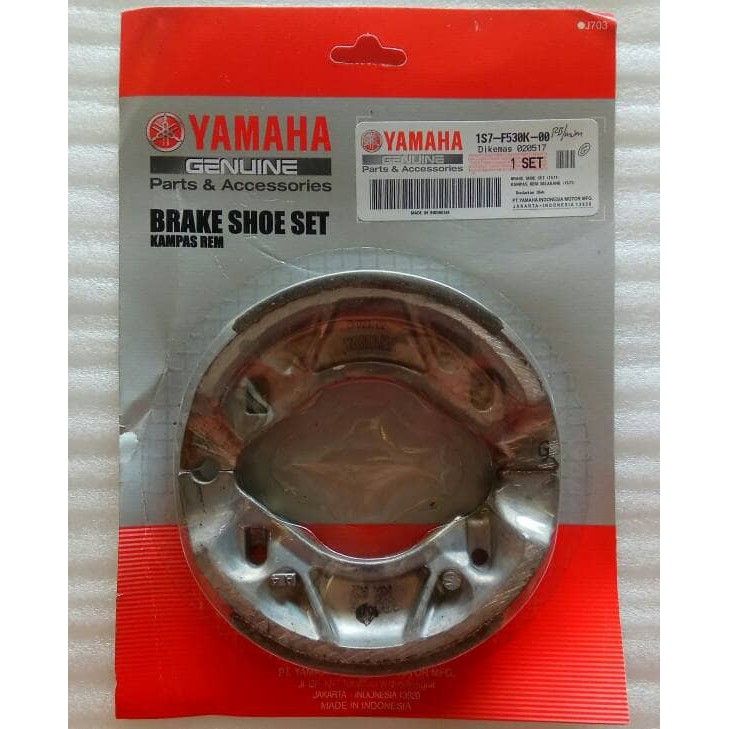 Kampas Rem Belakang Asli Yamaha Mio series, Xeon series, Fino Series