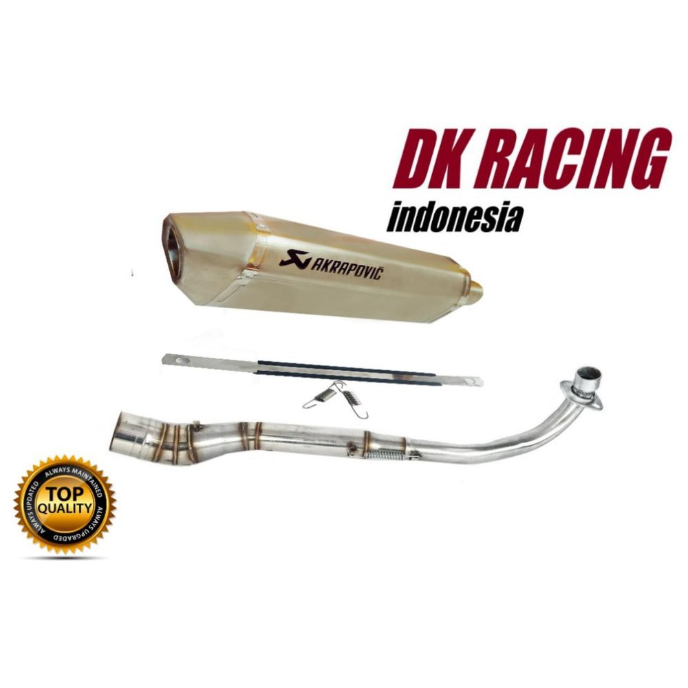 knalpot racing yamaha jupiter z1 fullsistem akrapovic lay bac 87
