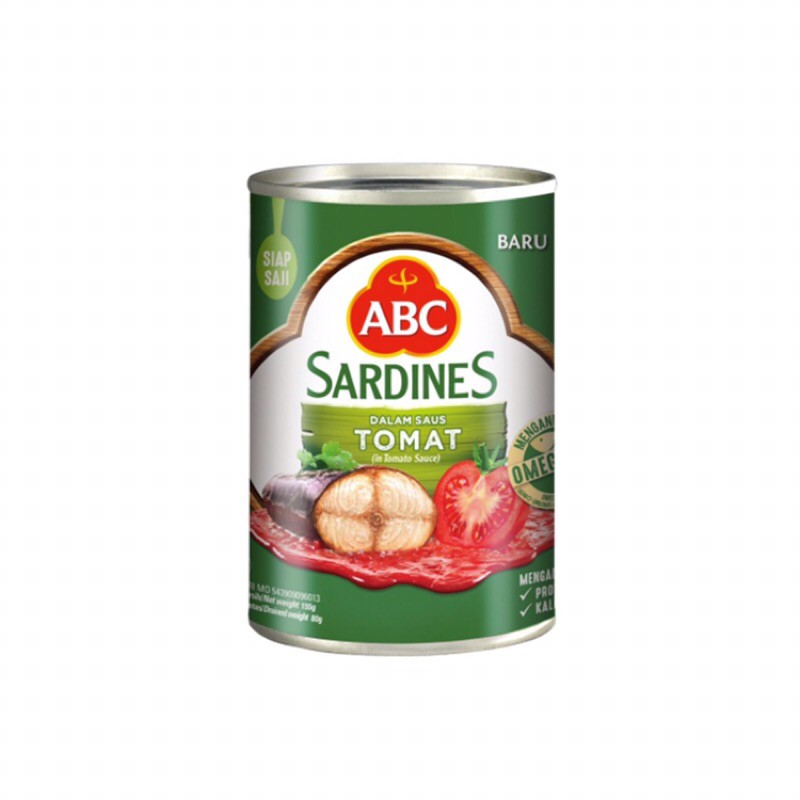 

ABC SARDINES SAUS TOMAT 425GR/CAN