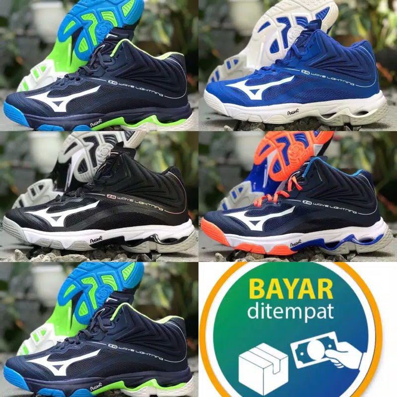 SEPATU VOLI / SEPATU VOLY / MIZUNO WLZ 6 / COD TERMURAH | Shopee Indonesia