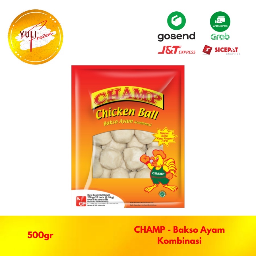 

CHAMP - Bakso Ayam Kombinasi 500gr