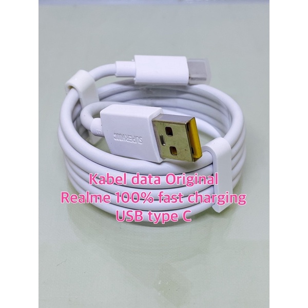 Kabel Data Realme Type C Original Fast Charging