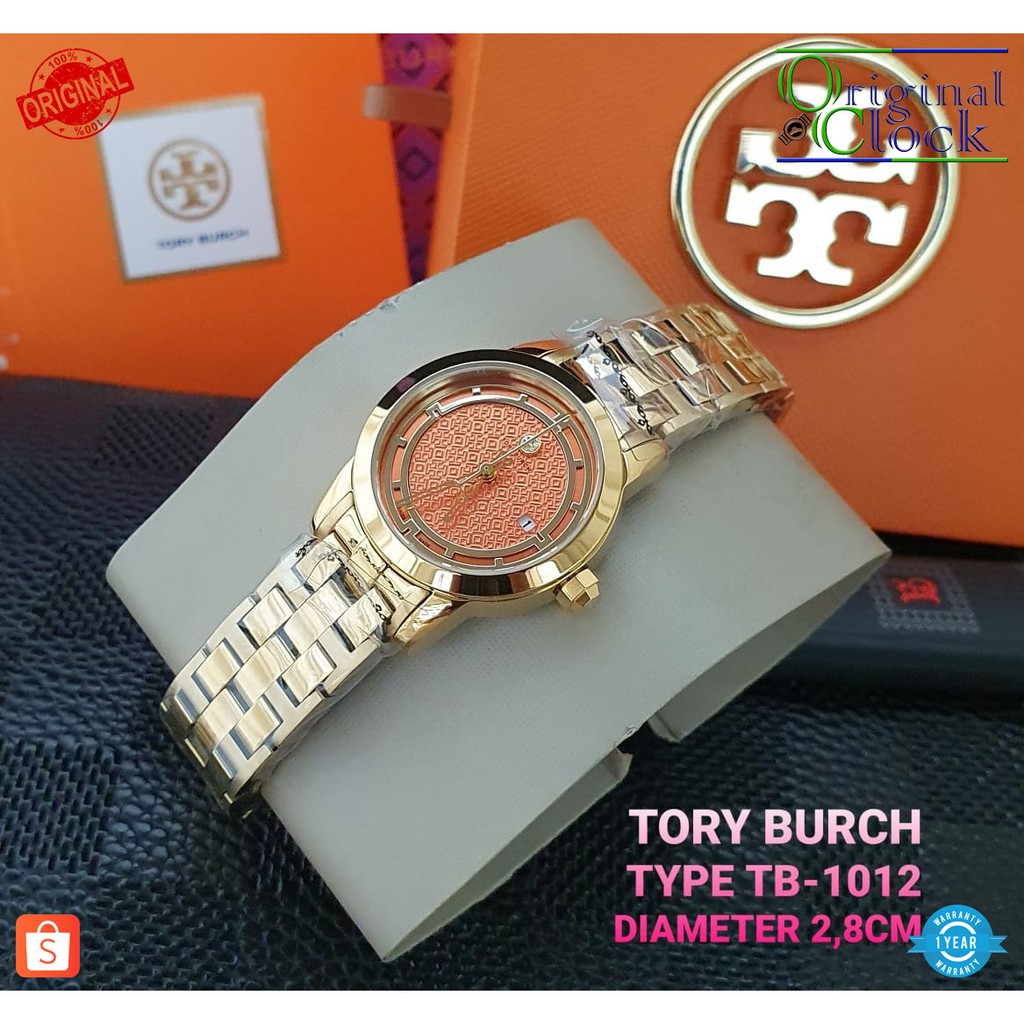 [ TORY BURCH ORIGINAL - GARANSI ] JAM TANGAN PRIA WANITA | RANTAI | KULIT | KARET | MURAH | WANITA O