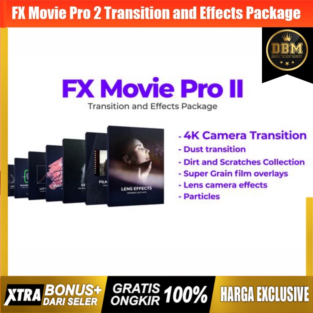 FX Movie Pro 2 Transition and Effects Package - Premiere Pro &amp; After Effect