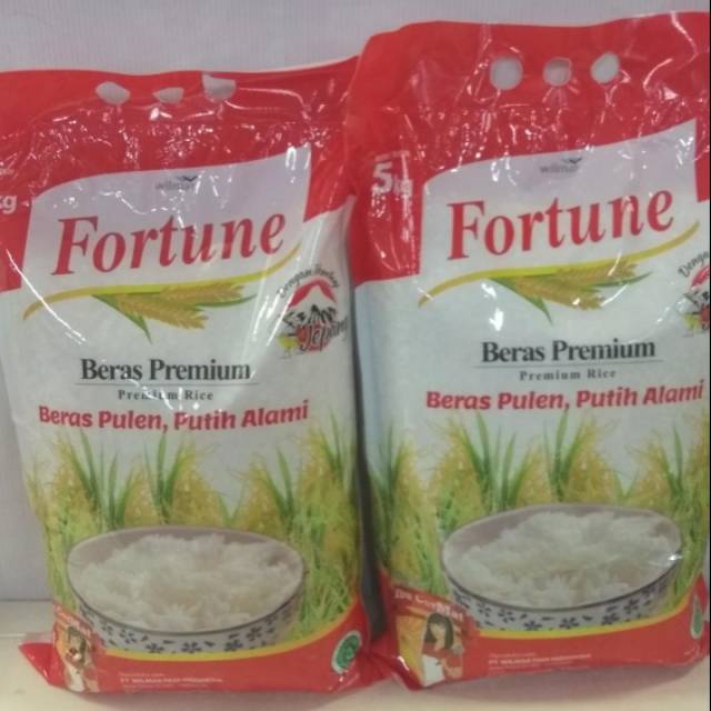 

BERAS FORTUNE 5KG dan beras sania 5 kg