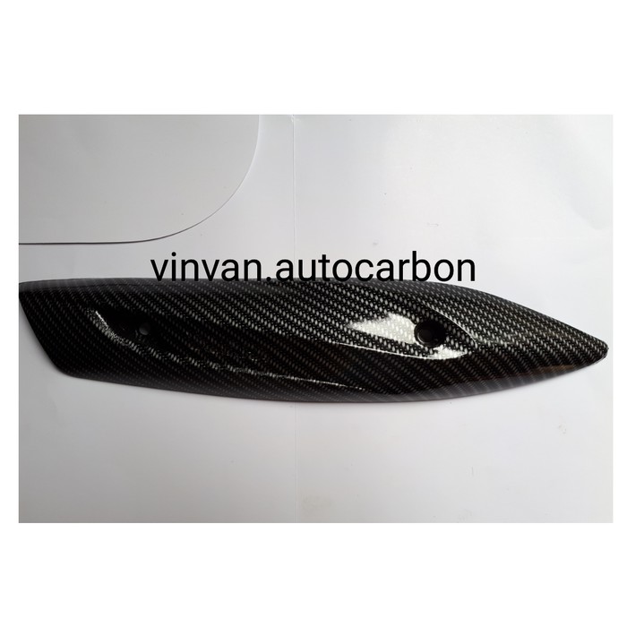 Cover pelindung tameng knalpot mio j carbon karbon