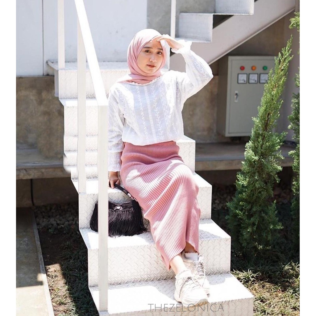 Rok Span | Rok Rajut Panjang /Rok Wanita Rajut / Rok Premium Rajut / Span Rok /Knit  Skrit-7