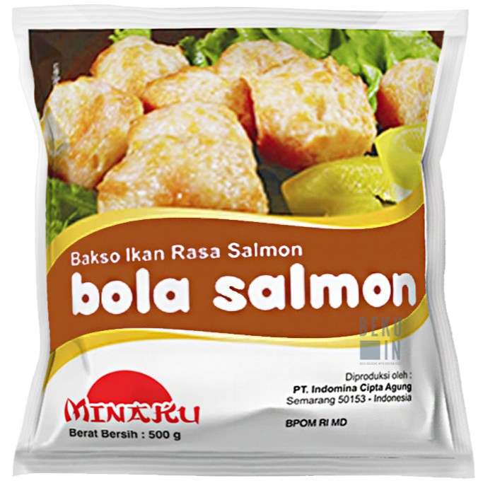 

Minaku Bola Salmon 500gr / Bakso Salmon / Salmon Ball enak 500gr