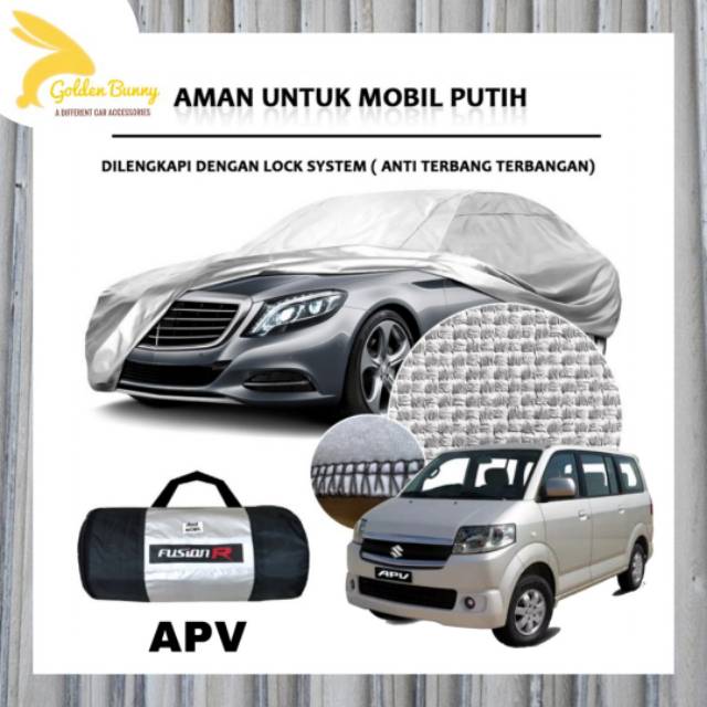Cover Mobil Putih APV / Sarung Mobil Putih APV / Body Cover Mobil APV