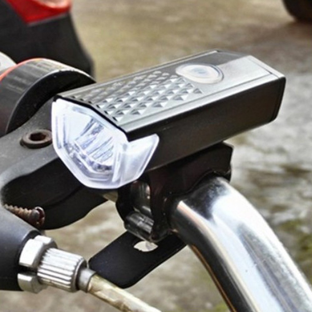 Lampu Depan Front Light USB Sepeda LED Rechargeable Belakang Waterproof