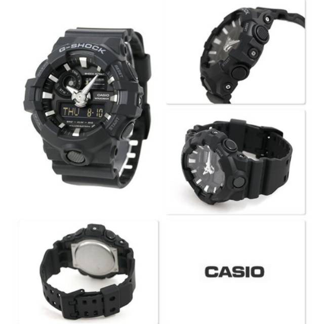 Casio G-Shock GA-700-1B / Gshock GA700-1B Original & Garansi
