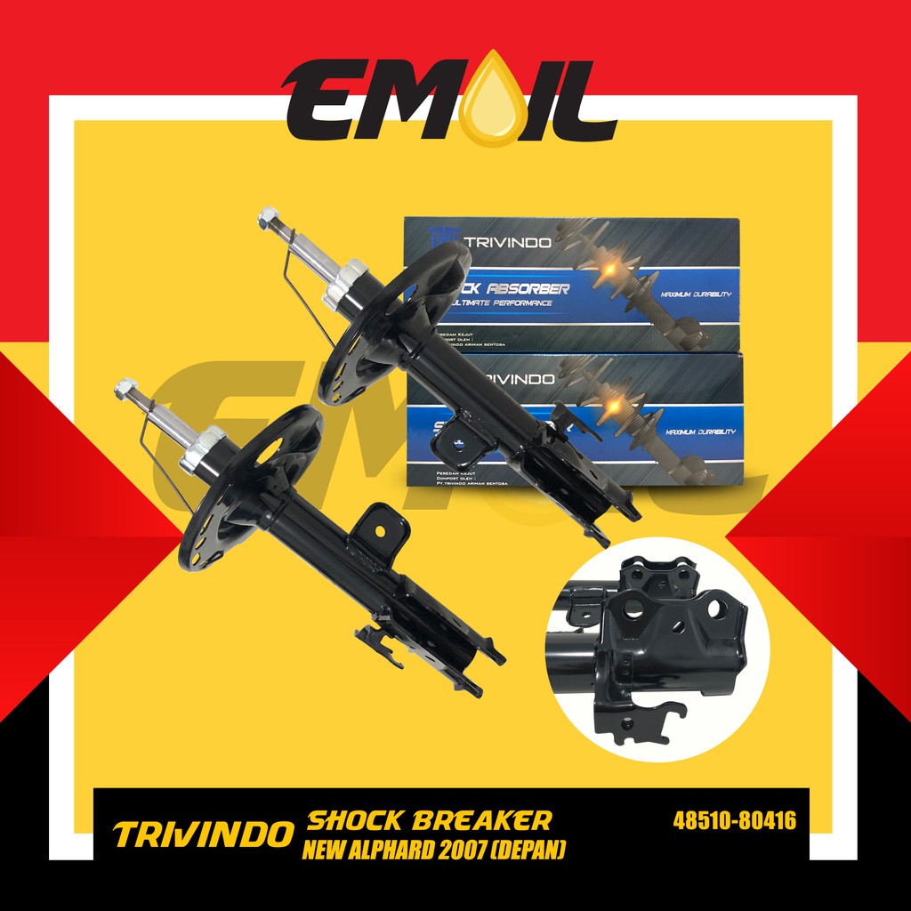 Shock Breaker depan New Alphard 2007 1 Set 48510-80416 Trivindo